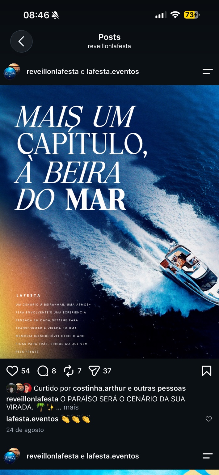 Mais um capítulo à beira-mar